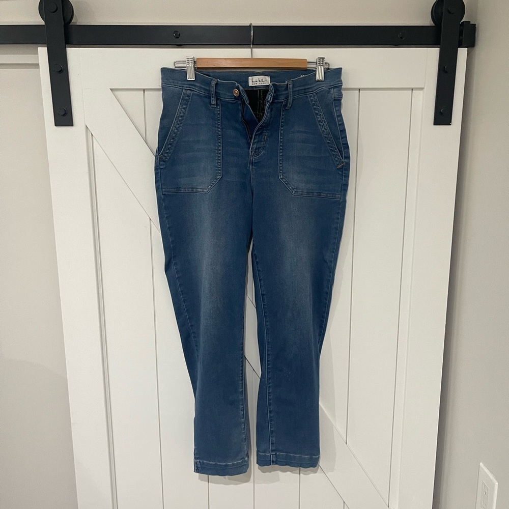 Nicole Miller Soho Women's Cropped Denim Jeans